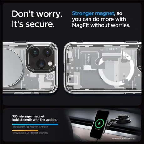 Husa Spigen Ultra Hybrid MagSafe, pentru  iPhone 15 Pro - Zero On White