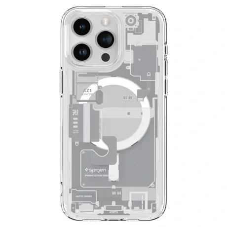 Husa Spigen Ultra Hybrid MagSafe, pentru  iPhone 15 Pro - Zero On White