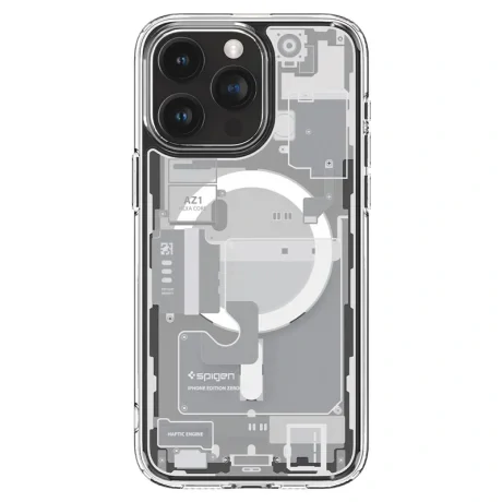 Husa Spigen Ultra Hybrid MagSafe, pentru  iPhone 15 Pro - Zero On White