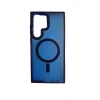 Husa spate hard MagSafe cu rama camera metalica pentru Samsung Galaxy S23 Ultra Albastru