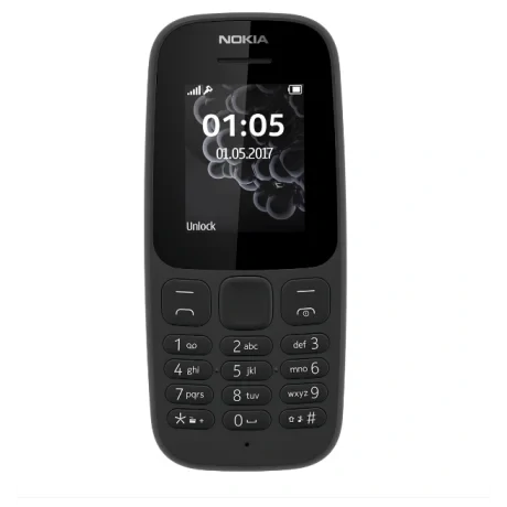 Telefon Mobil Nokia 105 Dual-Sim TA-1034/C7434 Negru