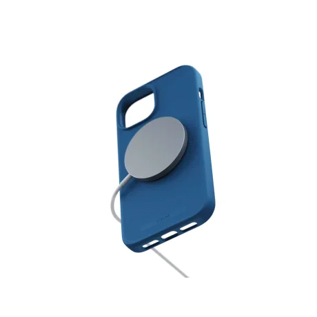 Husa Cover NJORD Silicone MagSafe pentru iPhone 15 Albastru