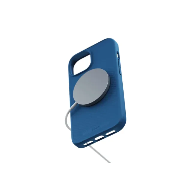Husa Cover NJORD Silicone MagSafe pentru iPhone 15 Pro Max Albastru