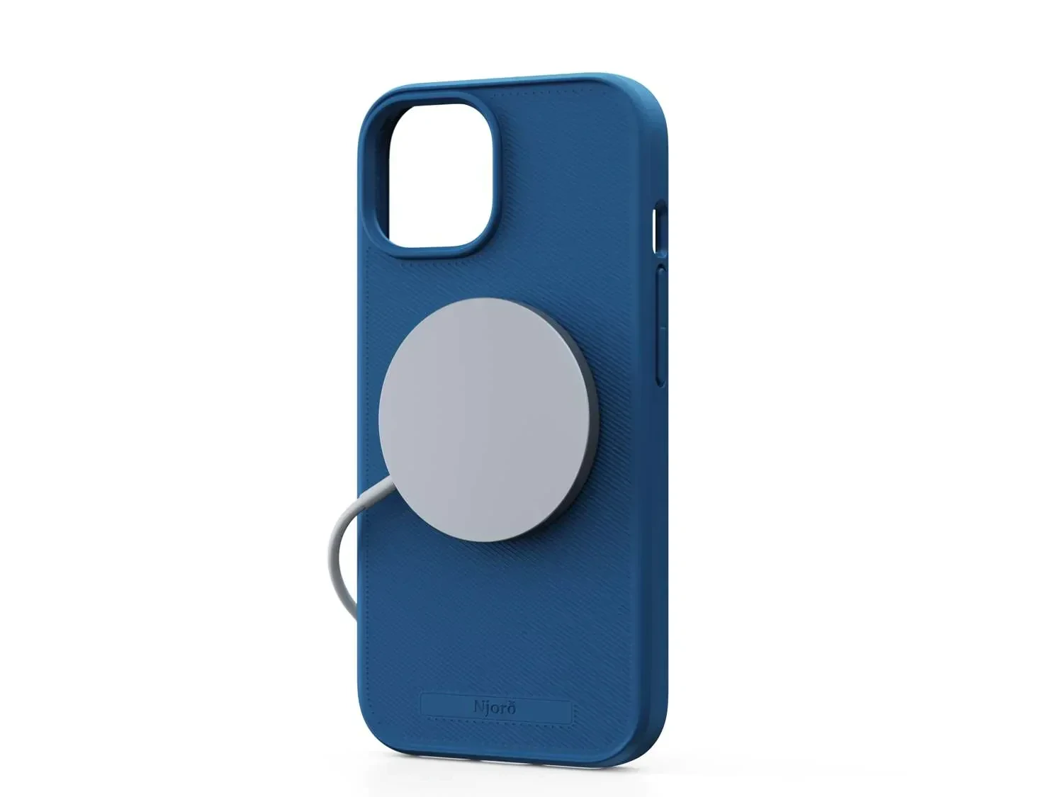 Husa Cover NJORD Silicone MagSafe pentru iPhone 15 Pro Max Albastru