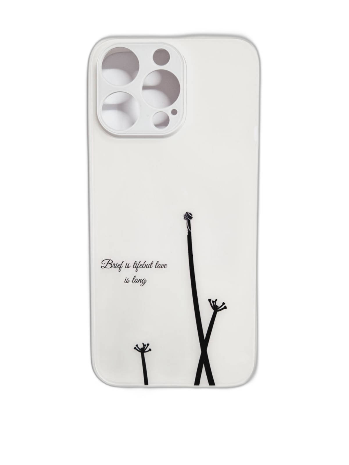 Husa spate UV Equinox Flower pentru iPhone 15 Pro Max Alb thumb