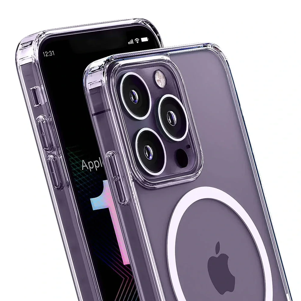 Husa Cover 3MK MagCase pentru iPhone 14 Pro Transparent