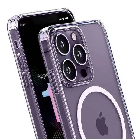 Husa Cover 3MK MagCase pentru iPhone 14 Pro Transparent