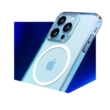 Husa Cover 3MK MagCase pentru iPhone 14 Pro Transparent