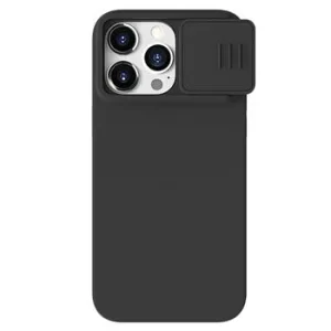 Husa Silicona Nillkin CamShield Silky Magnetic pentru iPhone 15 Pro Black