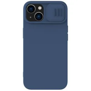 Husa Silicon Nillkin CamShield Silky pentru iPhone 15 Midnight Blue