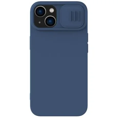 Husa Silicon Nillkin CamShield Silky pentru iPhone 15 Midnight Blue