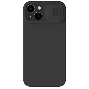 Husa Silicon Nillkin CamShield Silky pentru iPhone 15 Plus Black thumb