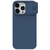Husa Silicon Nillkin CamShield Silky pentru iPhone 15 Pro Max Midnight Blue
