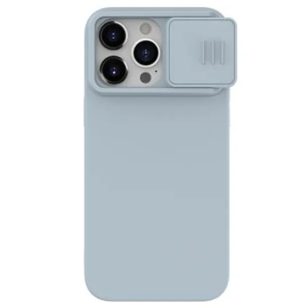 Husa Silicon Nillkin CamShield Silky pentru iPhone 15 Pro Star Grey