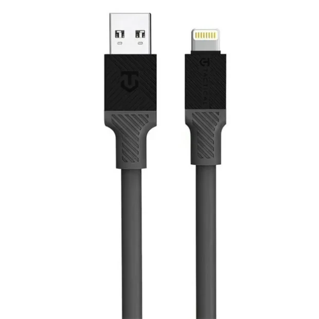 Cablu Tactical Fat Man USB-A/Lightning 1m Gri