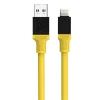 Cablu Tactical Fat Man USB-A/Lightning 1m Galben