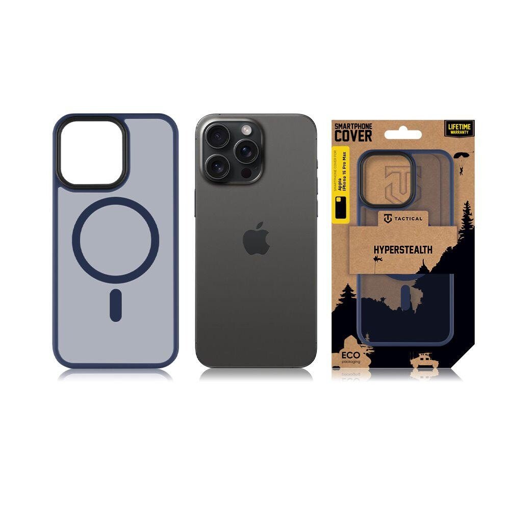 Husa Tactical MagForce Hyperstealth pentru iPhone 15 Pro Max Deep Blue thumb