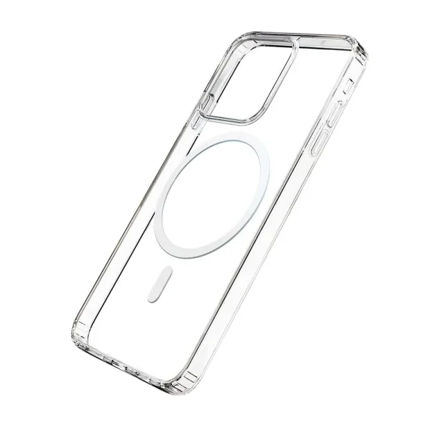 Husa Spate 3MK MagCase pentru iPhone 14 Plus/15 Plus Transparent