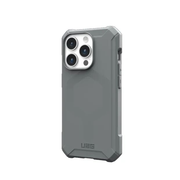 Husa UAG Essential Armor MagSafe pentru iPhone 15 Pro, Silver