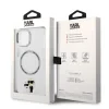 Husa Karl Lagerfeld IML Karl and Choupette NFT MagSafe pentru iPhone 15 Plus Transparent