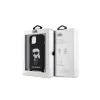 Husa Karl Lagerfeld Liquid Silicone Crossbody Ikonik pentru iPhone 15 Pro Max Black