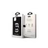 Husa Karl Lagerfeld Liquid Silicone Karl and Choupette Heads pentru Phone 15 Negru