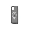 Husa Karl Lagerfeld Ringstand Karl and Choupette MagSafe pentru iPhone 15 Plus Black