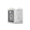 Husa Karl Lagerfeld Ringstand Karl and Choupette MagSafe pentru iPhone 15 Plus Black
