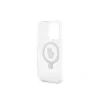 Husa Karl Lagerfeld Ringstand Karl and Choupette MagSafe pentru iPhone 15 Pro Max White