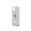 Husa Karl Lagerfeld Ringstand Karl and Choupette MagSafe pentru iPhone 15 White