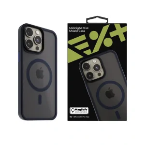 Husa Next One Midnight Mist Shield Case compatibila Magsafe pentru iPhone 15 Pro Max Negru