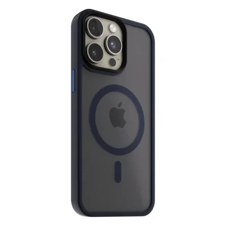 Husa Next One Midnight Mist Shield Case compatibila Magsafe pentru iPhone 15 Pro Max Negru