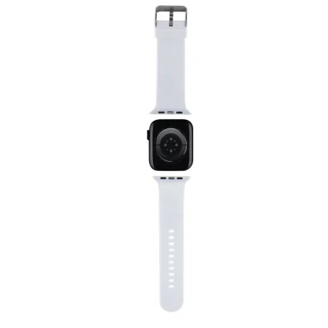 Curea de ceas Karl Lagerfeld Choupette Head NFT pentru Apple Watch 38/40 White