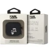 Husa  Karl Lagerfeld 3D Logo NFT Karl and Choupette Silicon pentru  AirPods Pro Black