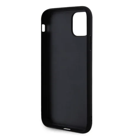 Husa Karl Lagerfeld 3D Rubber Karl and Choupette pentru  iPhone 11 Black
