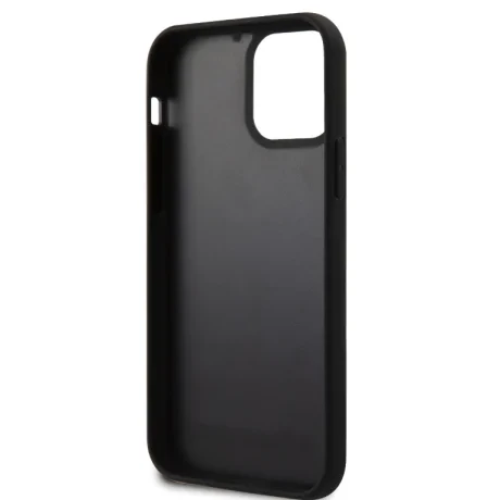 Husa Karl Lagerfeld 3D Rubber Karl and Choupette pentru iPhone 12/12 Pro Black