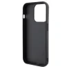 Husa Karl Lagerfeld Saffiano Grip Stand Metal Logo pentru iPhone 15 Pro Black