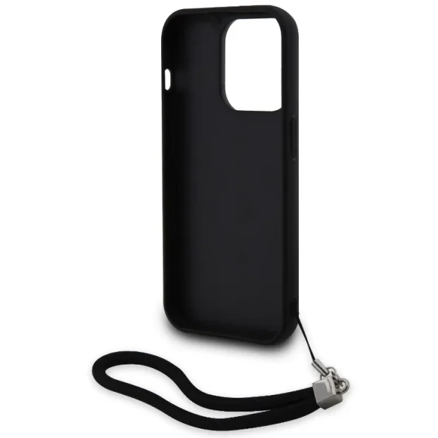 Husa Karl Lagerfeld Sequins Reversible pentru iPhone 15 Pro Max Black/Silver