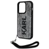 Husa Karl Lagerfeld Sequins Reversible pentru iPhone 15 Pro Max Black/Silver