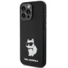 Husa Karl Lagerfeld Liquid Silicone Choupette NFT pentru iPhone 15 Pro Black