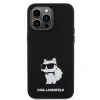 Husa Karl Lagerfeld Liquid Silicone Choupette NFT pentru iPhone 15 Pro Black