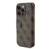 Husa Guess PU 4G Metal Logo Book Pouzdro pro iPhone 15 Pro Brown