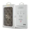 Husa Guess PU 4G Metal Logo Book Pouzdro pro iPhone 15 Pro Brown