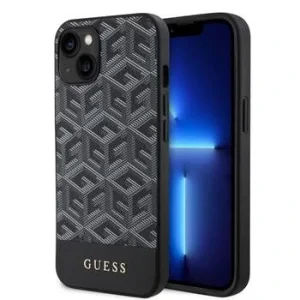 Husa Guess PU G Cube MagSafe pentru iPhone 15 Black