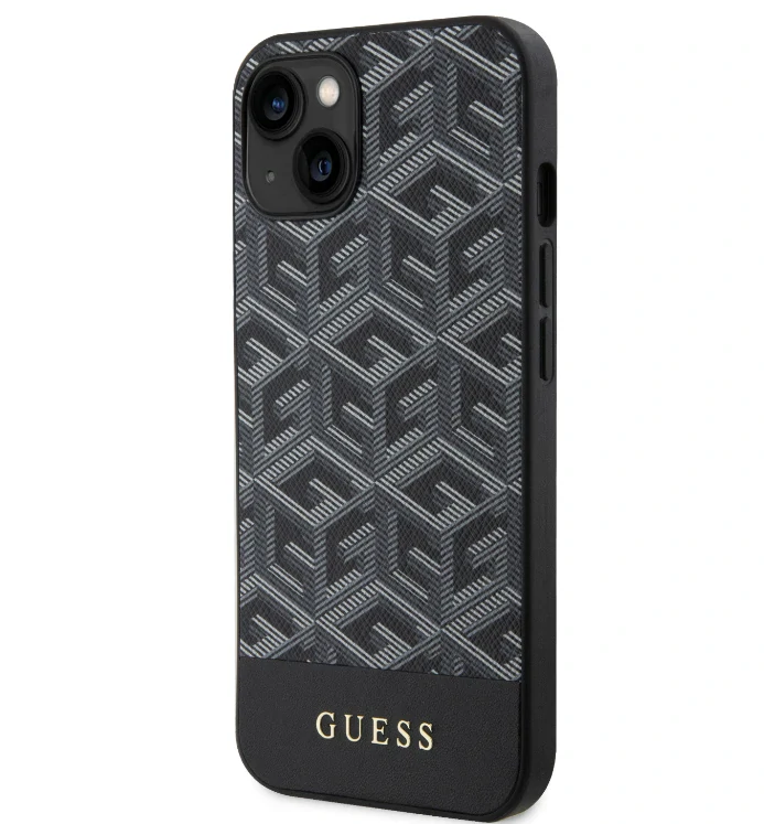 Husa Guess PU G Cube MagSafe pentru iPhone 15 Black thumb