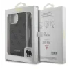 Husa Guess IML 4G Printed Crossbody pentru  iPhone 15 Black