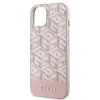 Husa Guess PU G Cube MagSafe pentru  iPhone 15 Pink