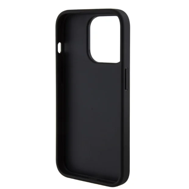 Husa Guess PU Grip Stand G Cube pentru iPhone 15 Black
