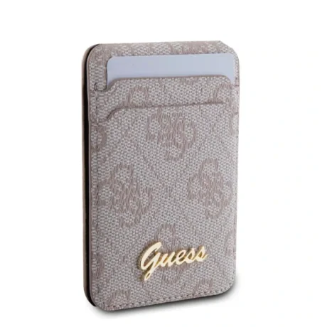 Guess 4G Metal Script MagSafe Cardslot Pink