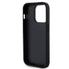 Husa Guess PU Perforated 4G Glitter Metal pentru iPhone 14 Pro Negru